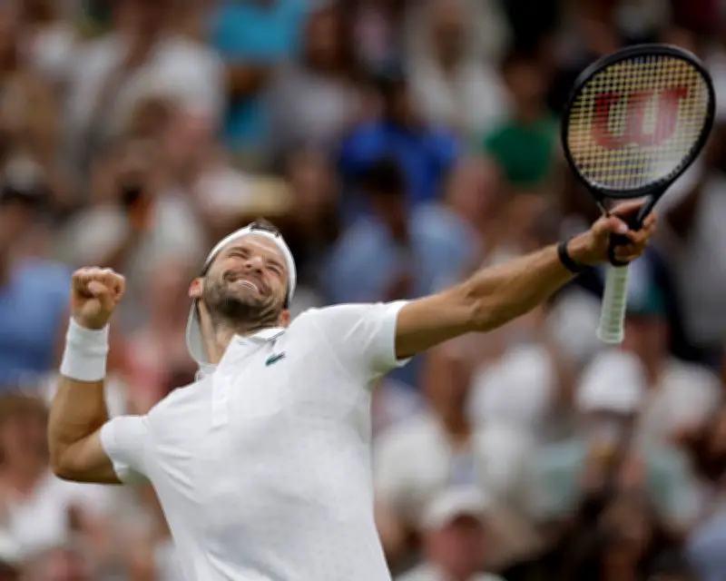 Grigor Dimitrov Outlasts Matteo Berrettini in Five-Set Wimbledon Thriller
