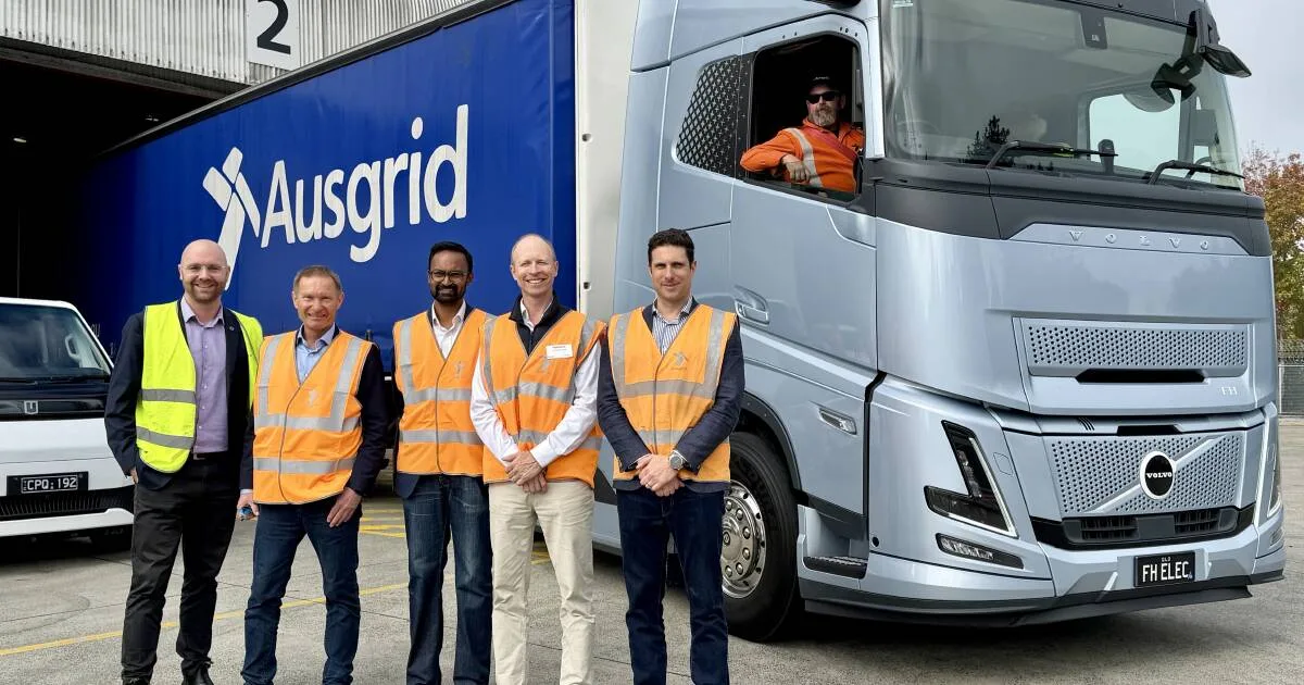 HubZero Charging Innovation Powers Ausgrid Electric Truck Trial