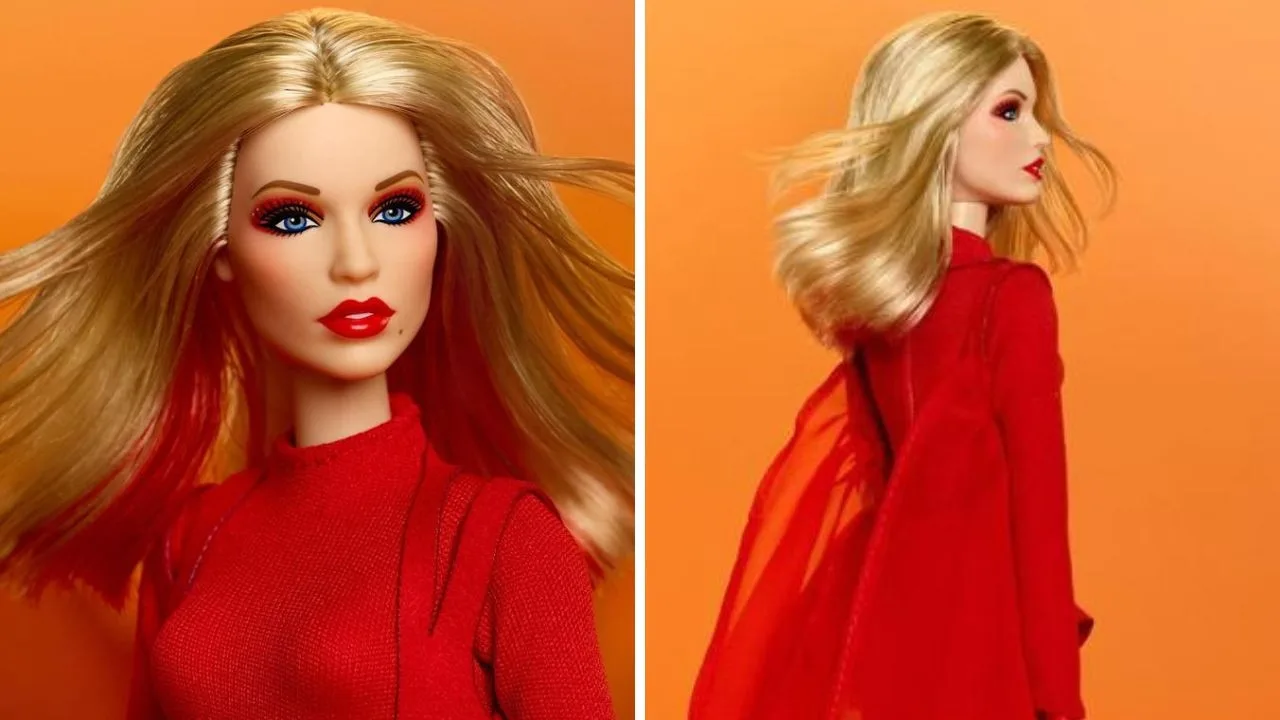 Kylie Minogue's Padam Padam Look Becomes Barbie Doll
