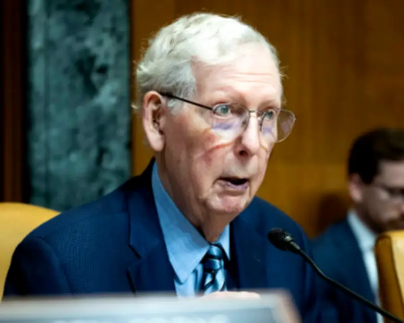 Mitch McConnell Hospitalized for Weeks, Office Gives Few Details on Health