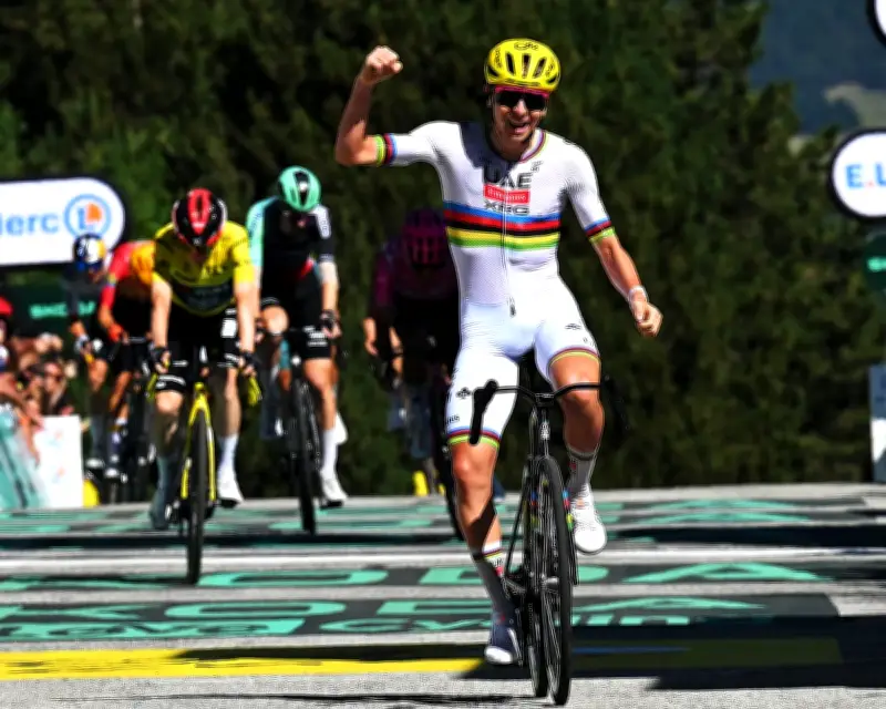 Pogacar Takes Yellow Jersey Amid Wildfire Restrictions in Les Angles