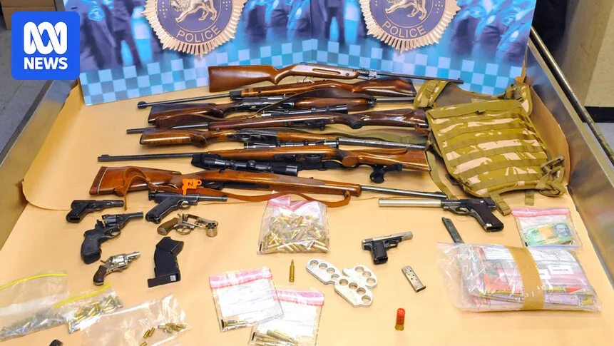 Bikie Gang Raids in Tasmania Seize Loaded Guns, Drugs, and Tasers