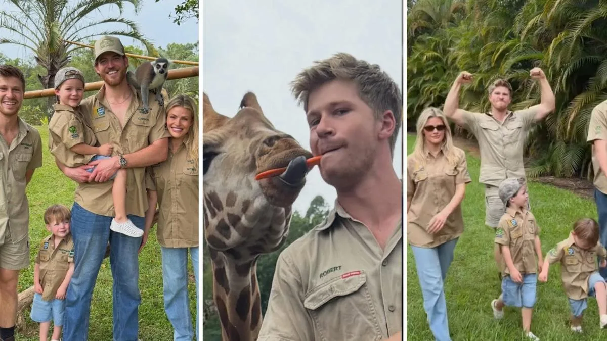 Robert Irwin Reunites with DWTS Partner Witney Carson in Australia