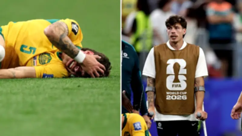 Socceroos Star Jordy Bos in Tears After Horror Tackle in World Cup Clash