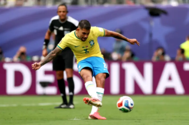 Stutter-Step Penalty Tactic Traced Back to Pele and Used by Brazil's Bruno Guimaraes