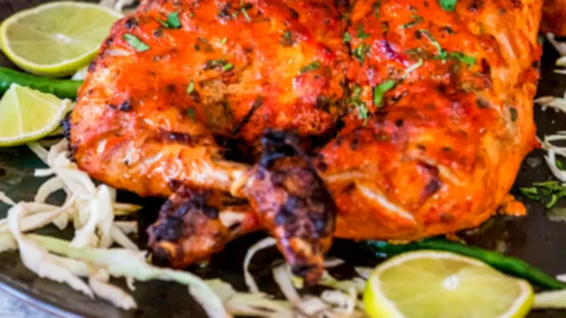 Tandoori-Spiced Roast Chicken with Butter Chicken Gravy Recipe