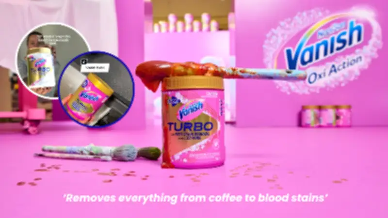Vanish Turbo: New Formula Removes Stubborn Stains in 30-Minute Cold Wash
