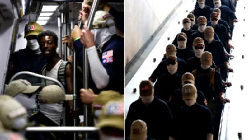 White Nationalist Group Marches Through Washington DC on Independence Day