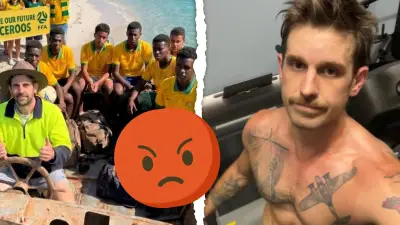Comedian Alex 'Shooter' Williamson slammed for 'disgraceful' Socceroos boat joke