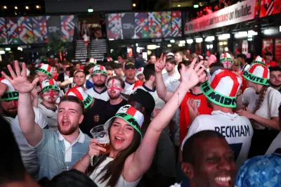 England vs Mexico World Cup Fans Survive on Three Hours Sleep