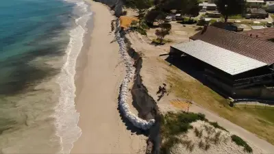 Lancelin locals fear sand nourishment will wash away in next storm