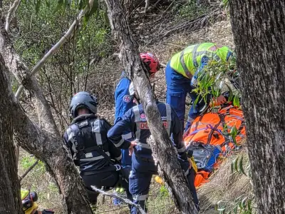Teen girl winched to safety after horror crash near Tamworth