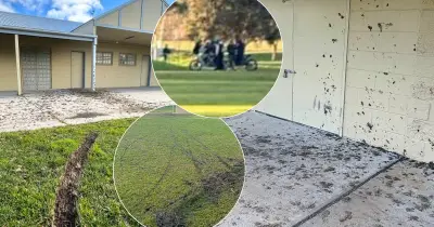 Vandals on Bikes Damage David Madew Oval, Council Angry