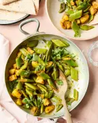 Indian-Style Runner Beans Sabzi Thoran Recipe by Maunika Gowardhan