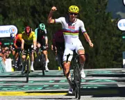 Pogacar Takes Yellow Jersey Amid Wildfire Restrictions in Les Angles